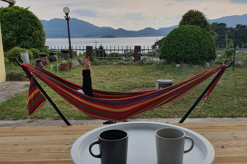 바다뷰 잔디마당 시골집