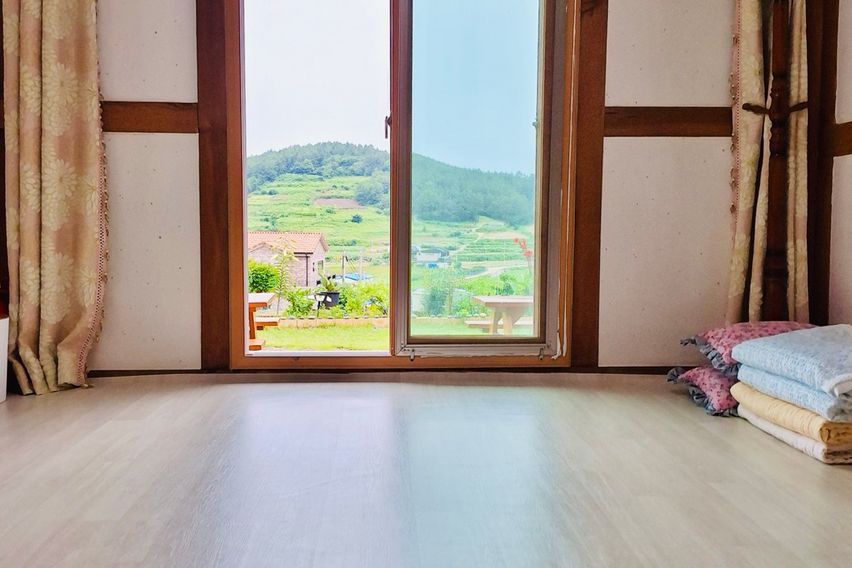 청산도 락 한옥 대나무