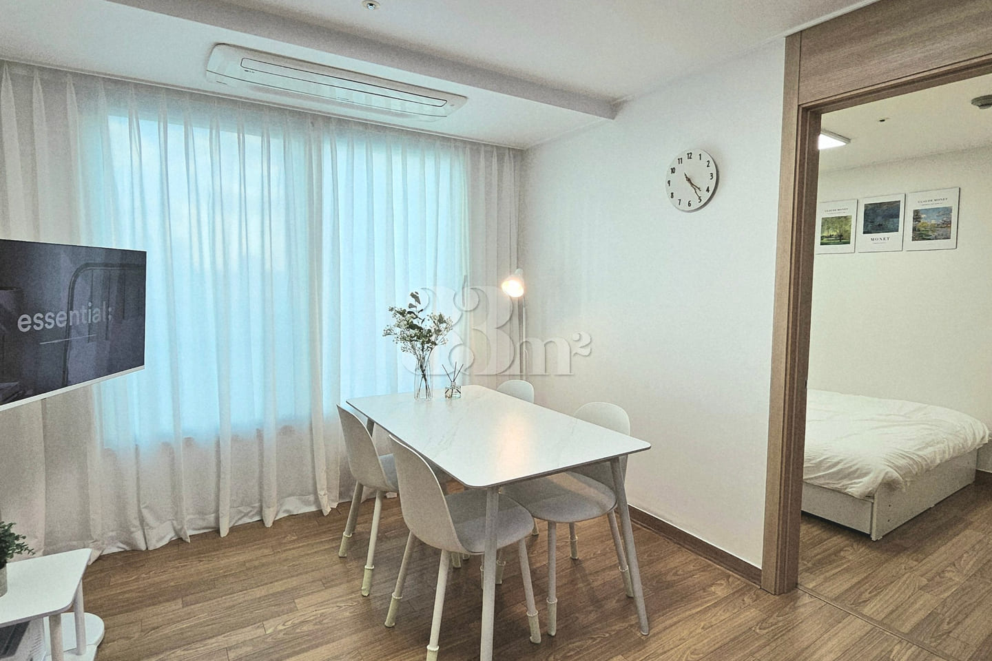 Fully furnished two-bedroom apartment right n 1th image