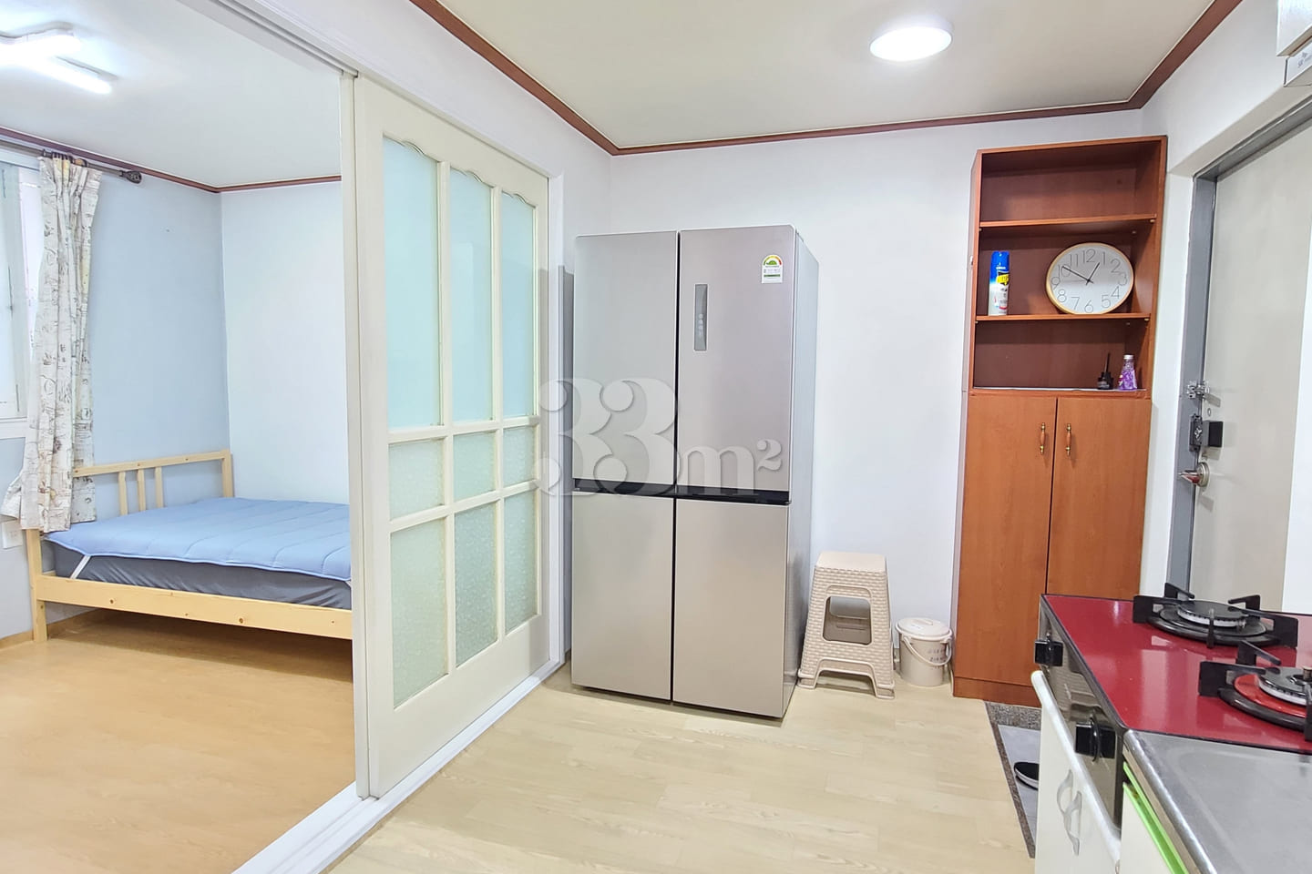 2 bedrooms, living room, Seongseo, 102 3th image