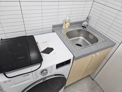 Clean white and gray studio apartment 14th image