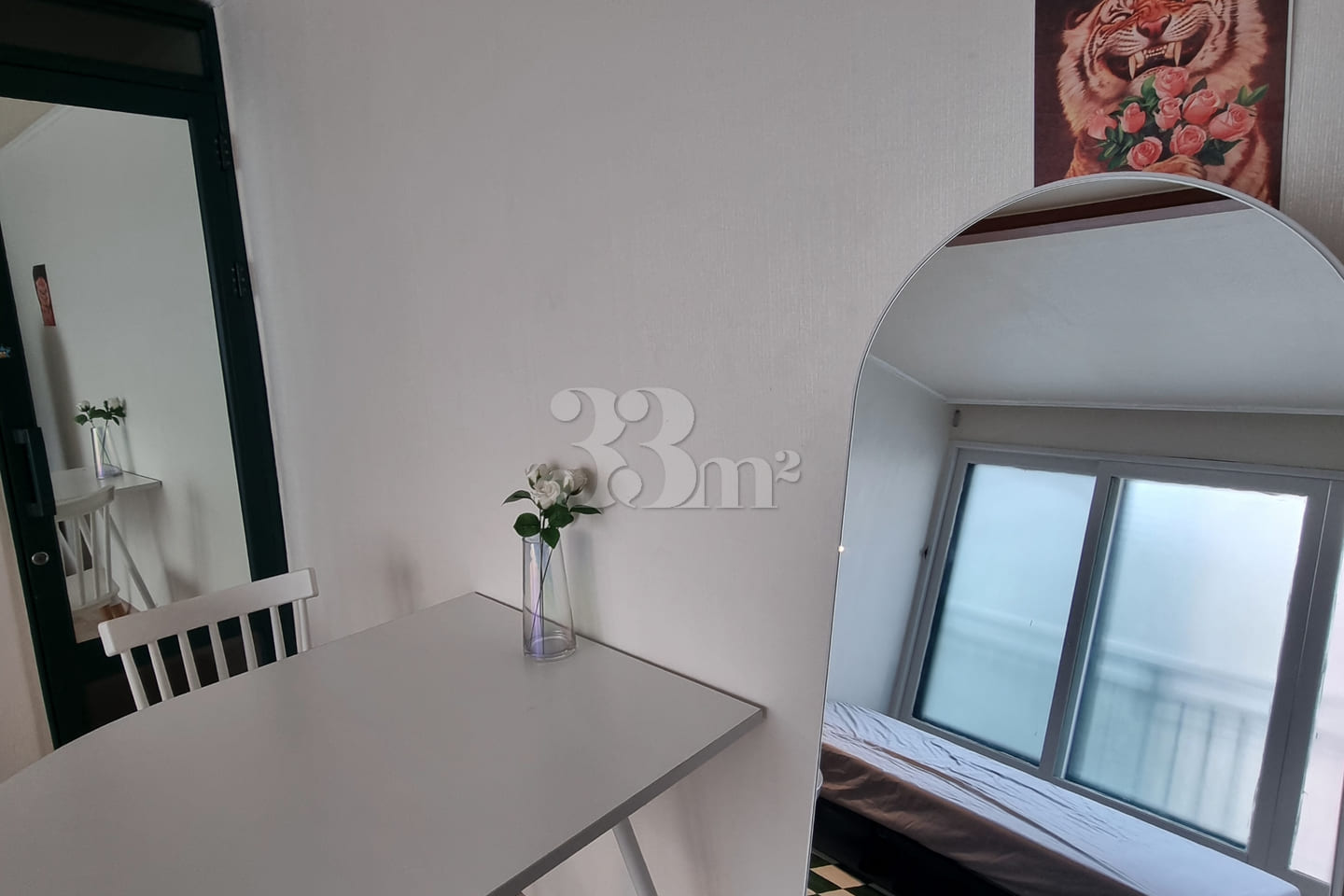 Spacious Studio Apartment 💜 Tanbang ❤ Yongmu 9th image