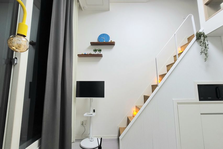 테라스에서 공원뷰~복층