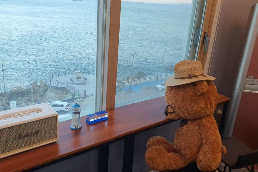 동해 오션뷰  파도소리