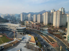 Refreshing Baseball Stadium & City View 1th image