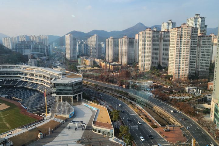 Cool baseball stadium*city view 1th image