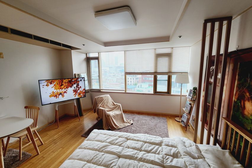 도심속의 숲속오두막집