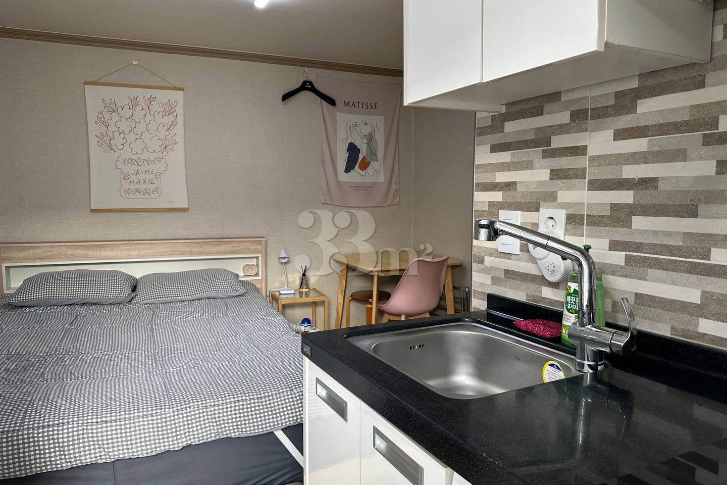Studio apartment, 5-minute walk from Seoul St 3th image