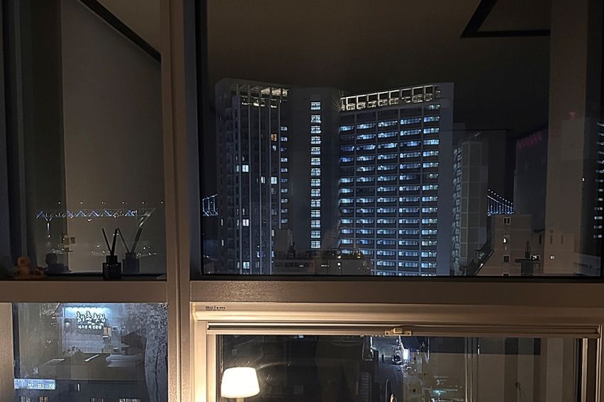 광안리 해수욕장 바로앞