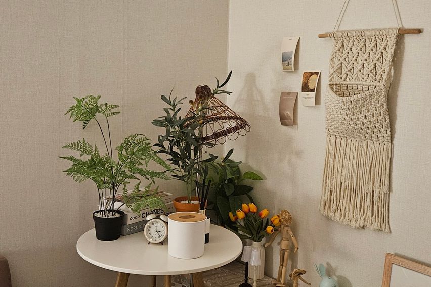 아늑하고 포근한 방 