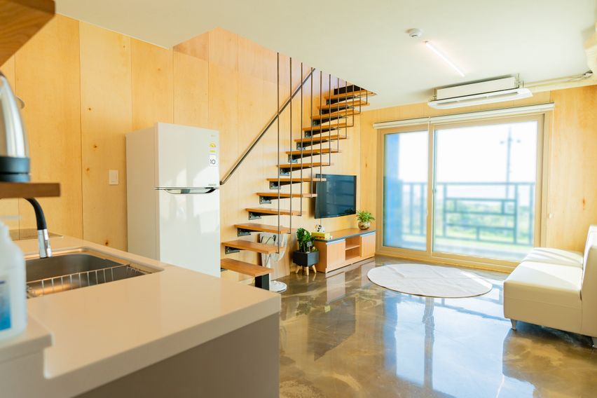 넓은 마당의 화이트복층