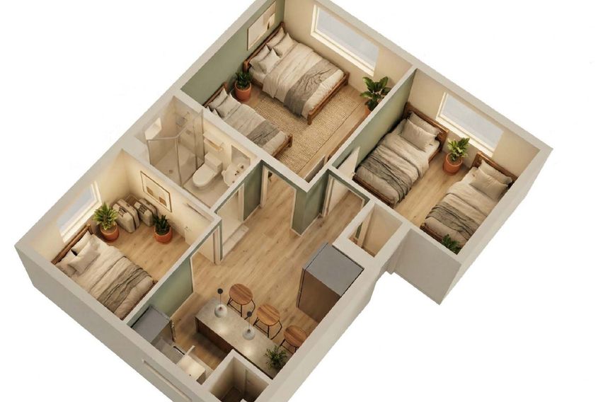 신축{3룸}8인아산병원 2번째 이미지