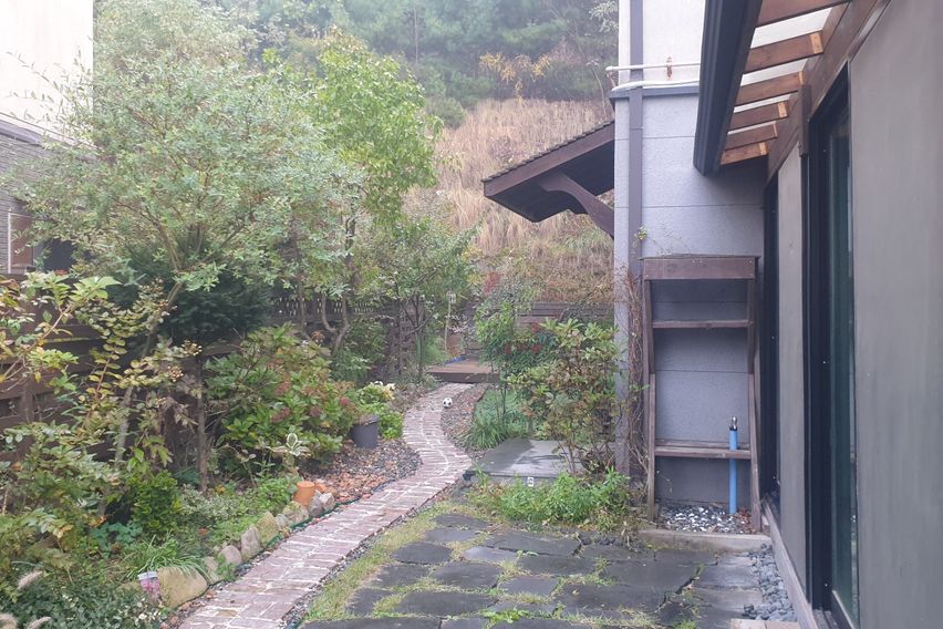 정원이 있는3층단독집