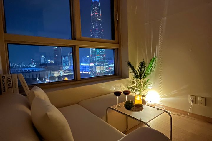 Jamsil Seokchon Lake Tower View 💖 10th image