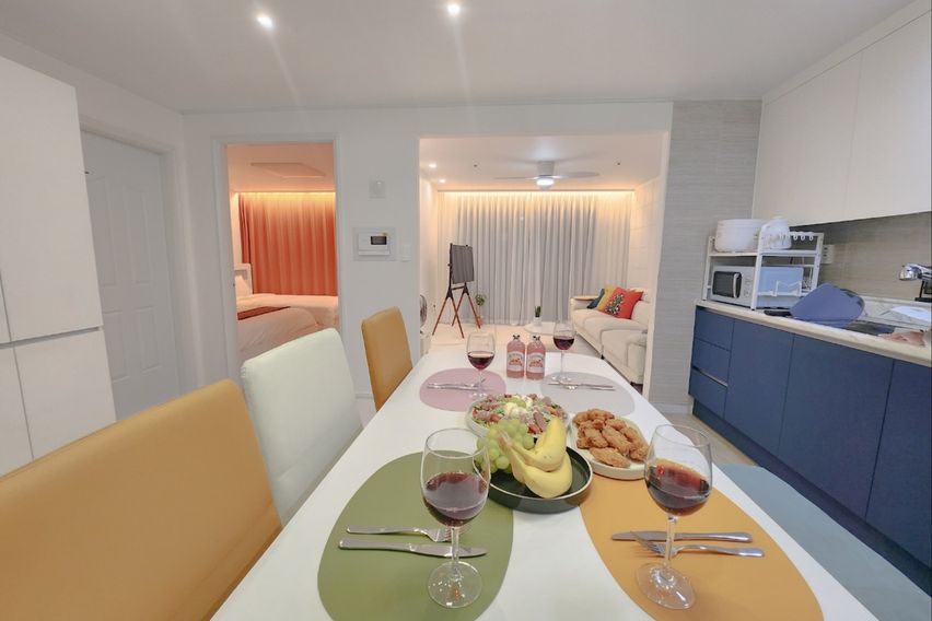 해운대해변과요트경기장뷰