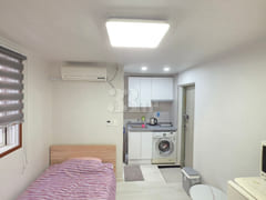 It is a neat studio apartment. 0th image