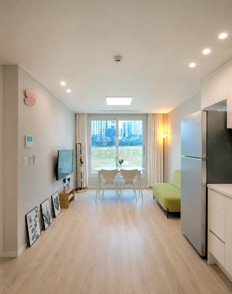 Newly built accommodation with an open view n 3th image