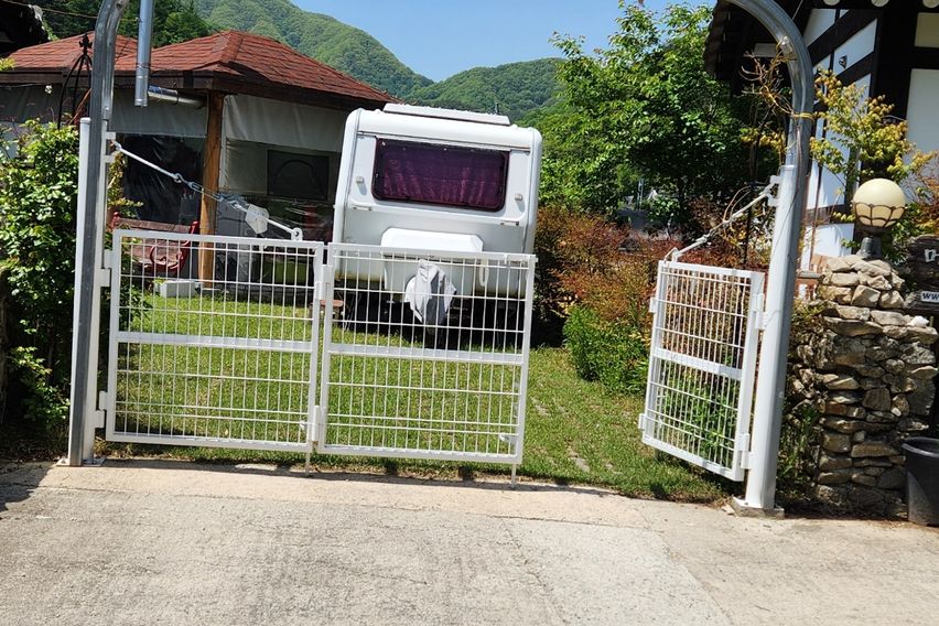 잔디마당.독채. 바베큐