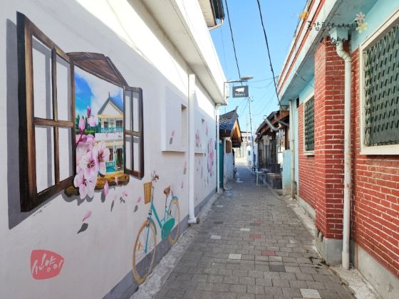 시내 깨끗하고 큰 원룸