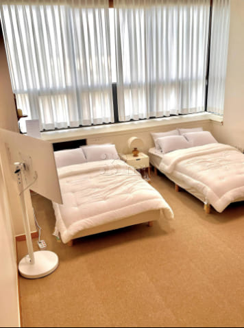 Twin beds in Gwangju Sangmu District 5th image