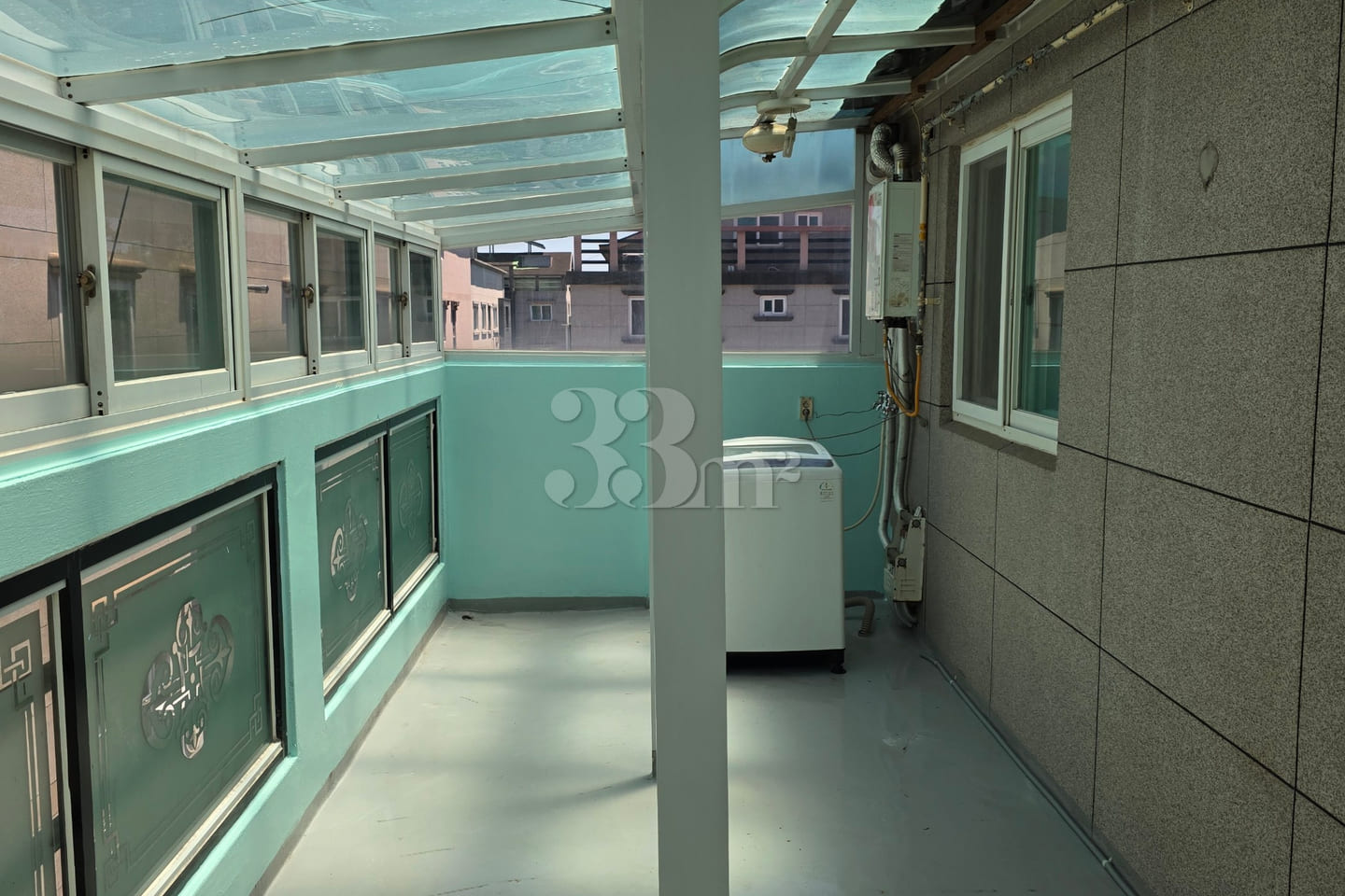 Two-room unit with a large veranda in Yongwon 12th image