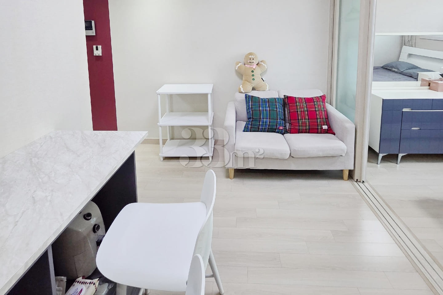 Fully furnished two-room apartment 2 minutes 5th image
