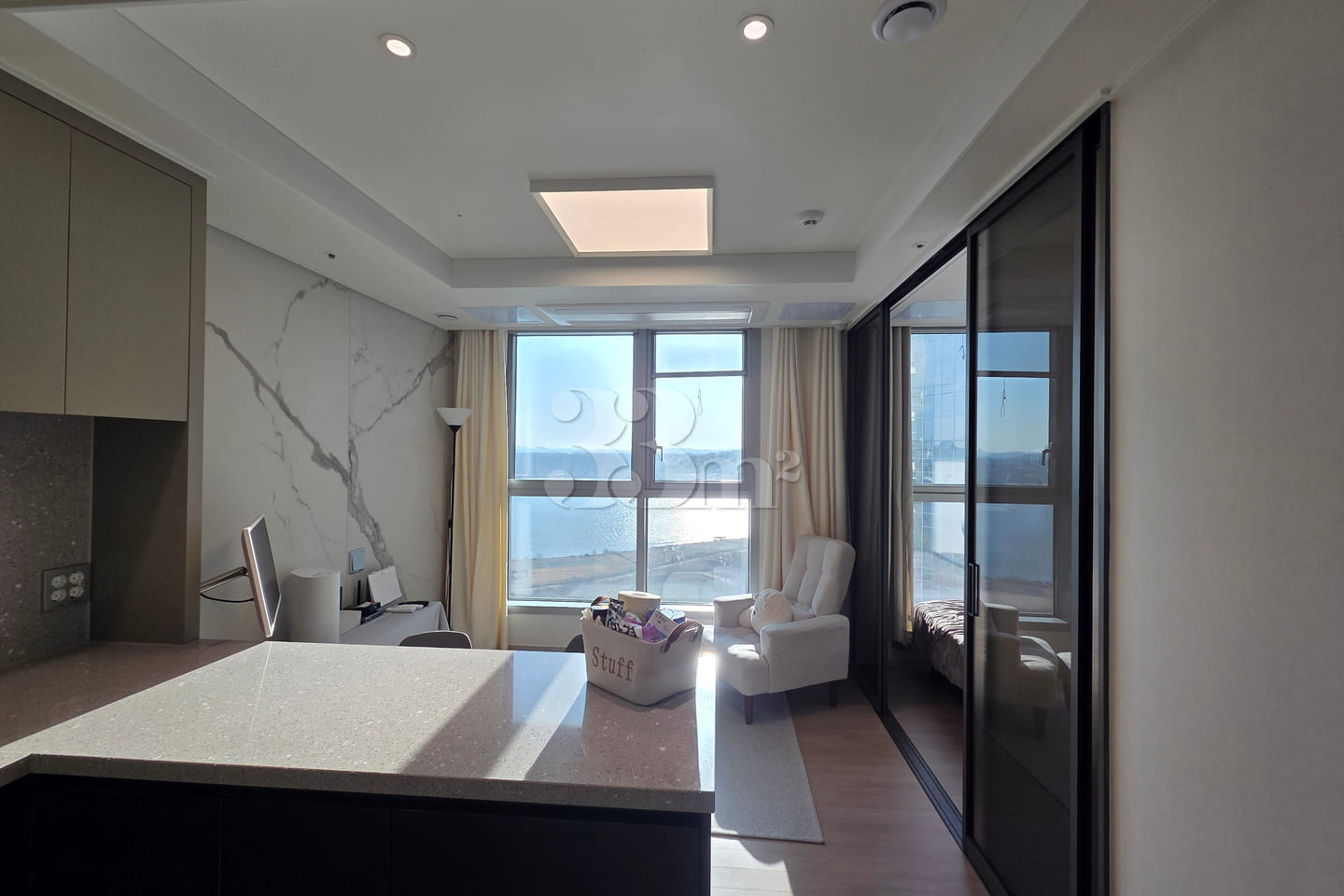 Newly built two-room apartment with Han River 2th image
