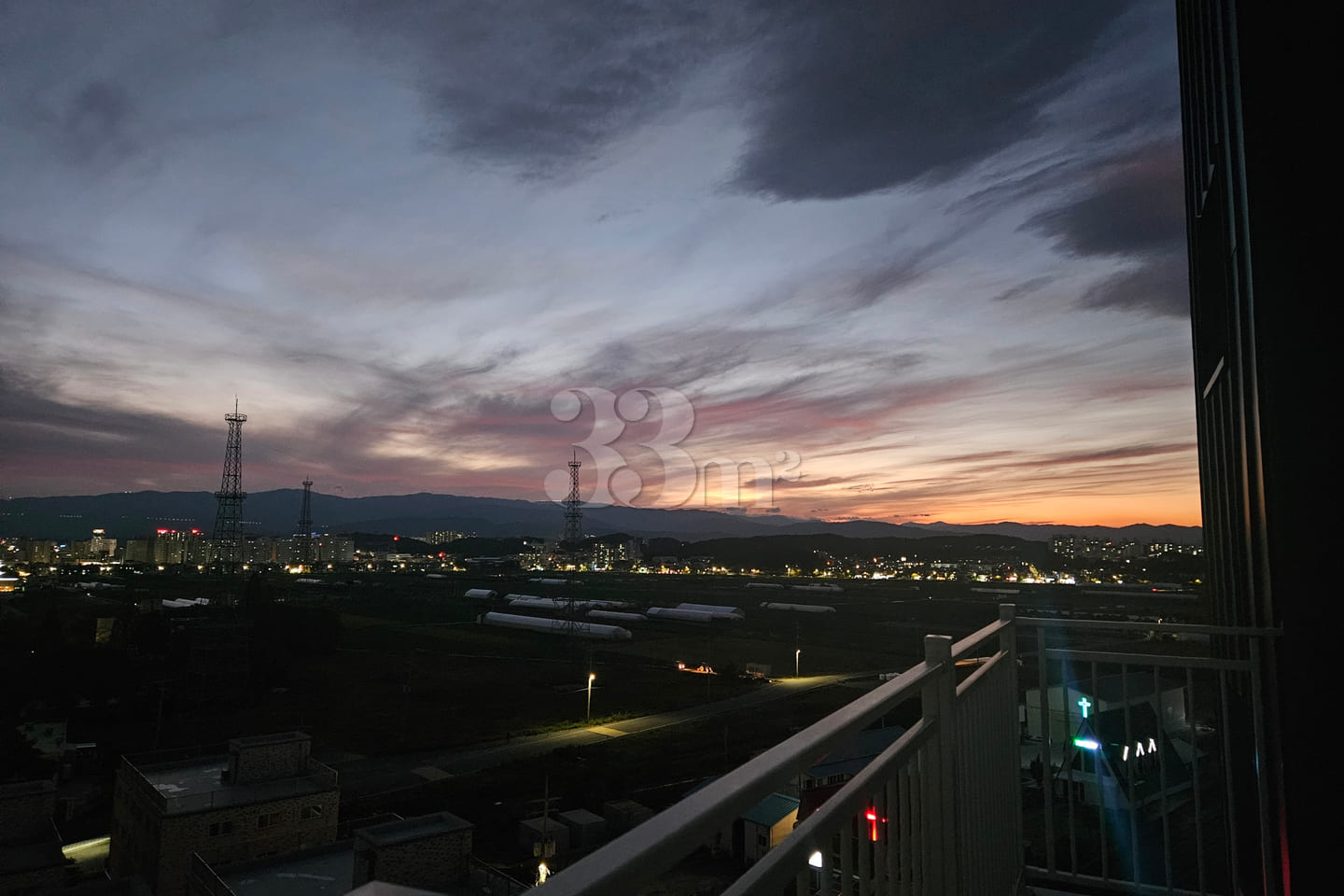 The sunset at Daegwallyeong is beautiful. 12th image