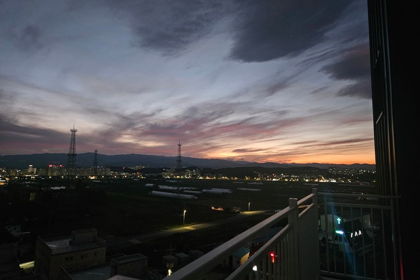 대관령 노을이 아름다운