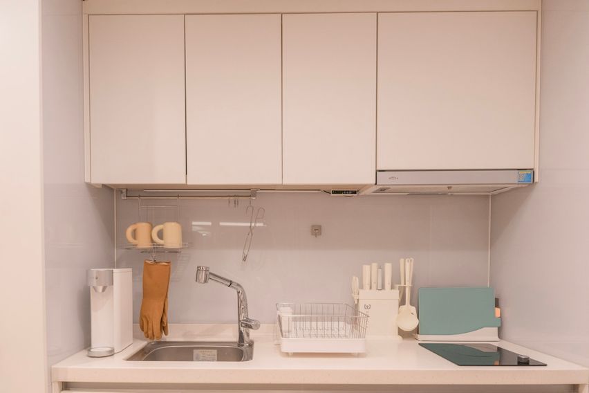 제주 침대 위 오션뷰