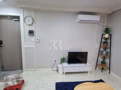 It is a neat, newly built room. 6th image