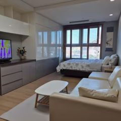 일출봉 전망이 한눈에  방 이미지