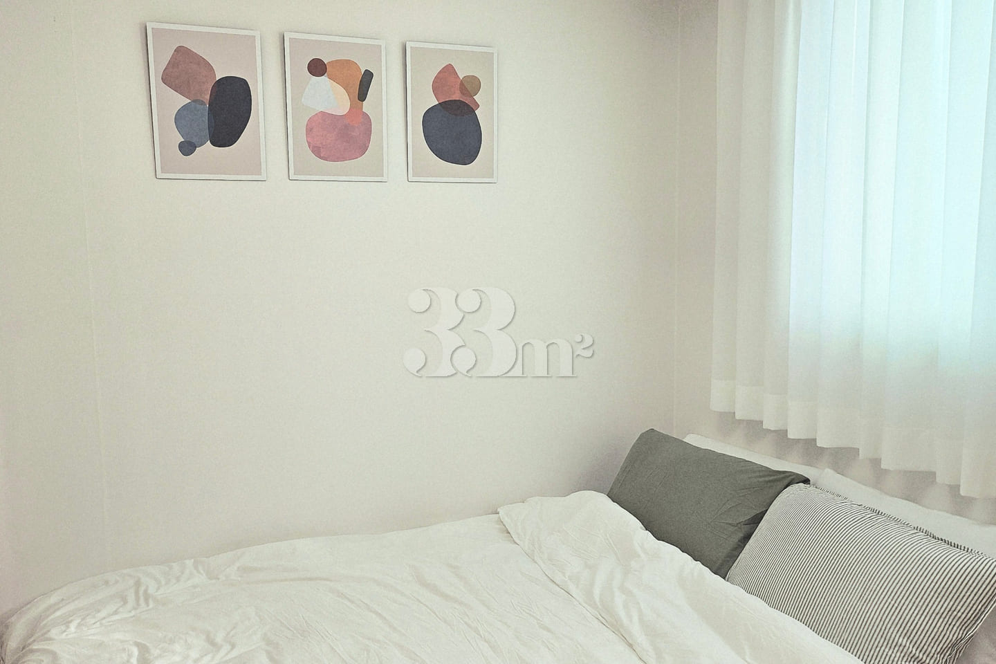 Fully furnished two-bedroom apartment right n 4th image