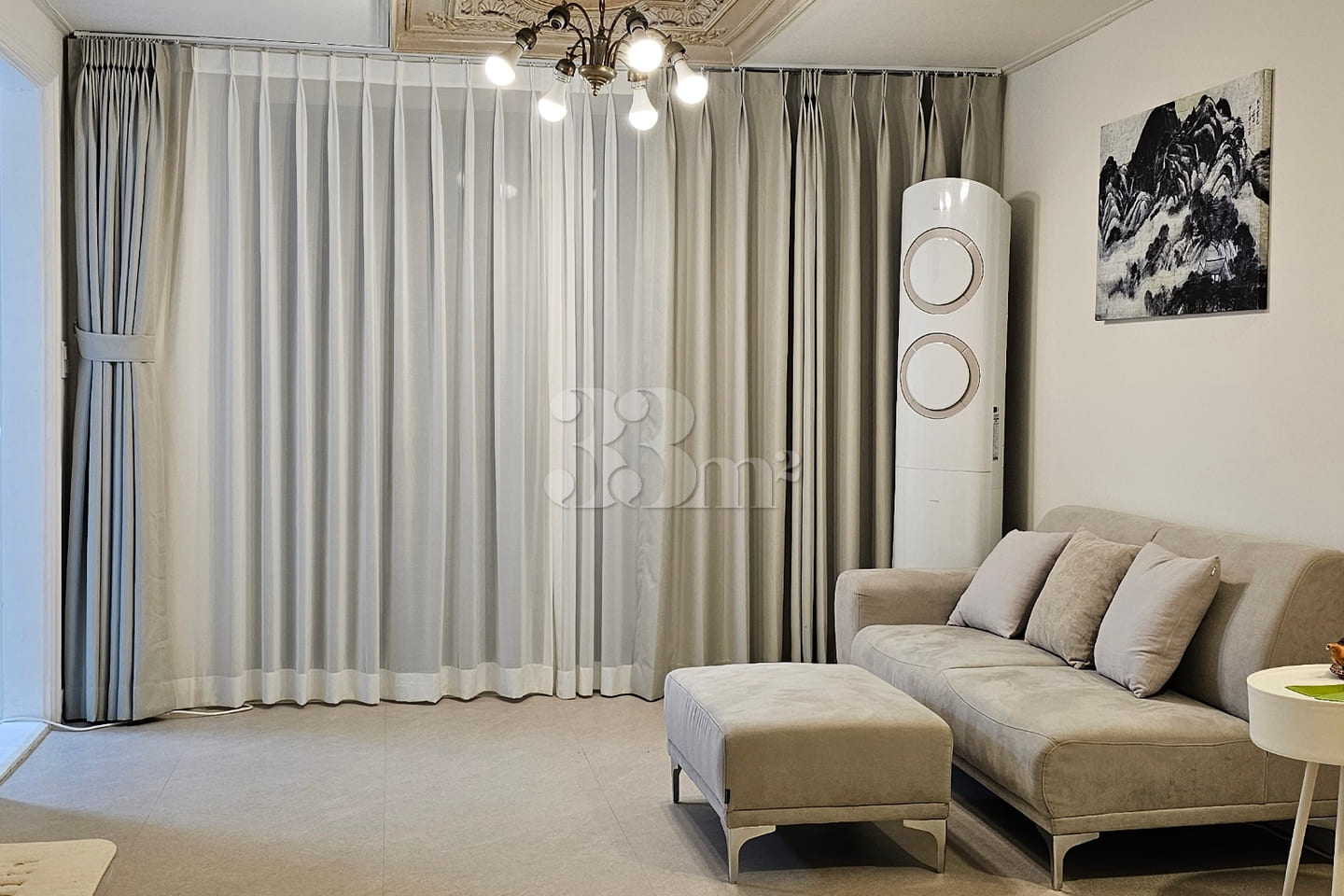 Cozy three-room apartment in Uidong 3th image
