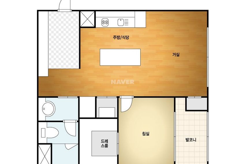 강남 신축1.5룸 3인