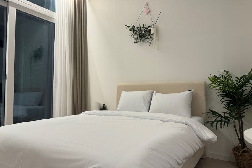 인구해변위치 누워서바다