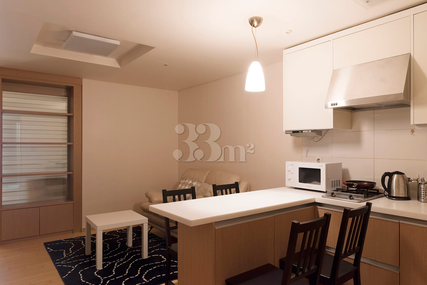 One-room apartment with a separate kitchen, 1 1th image