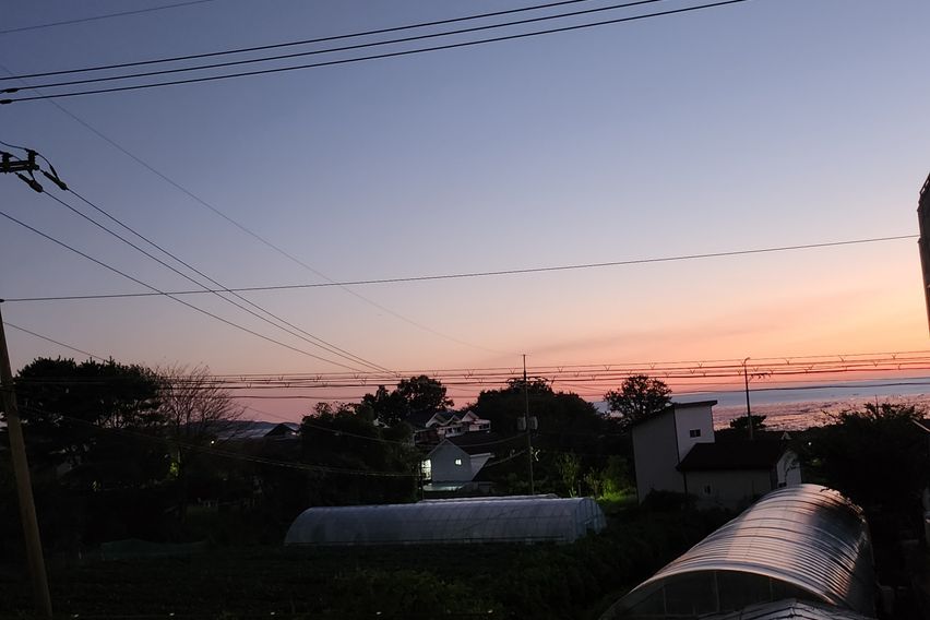 깅화도. 오션뷰 펜션 