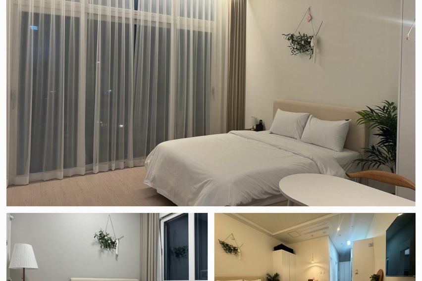 인구해변위치 누워서바다