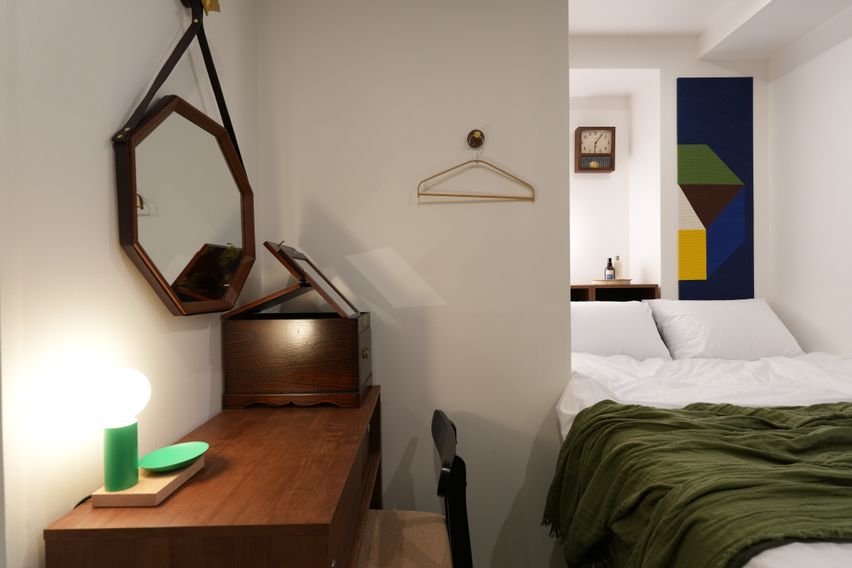 호텔급더블침대 2인거주