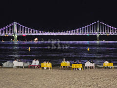 Prime spot for the Gwangalli drone show with 15th image