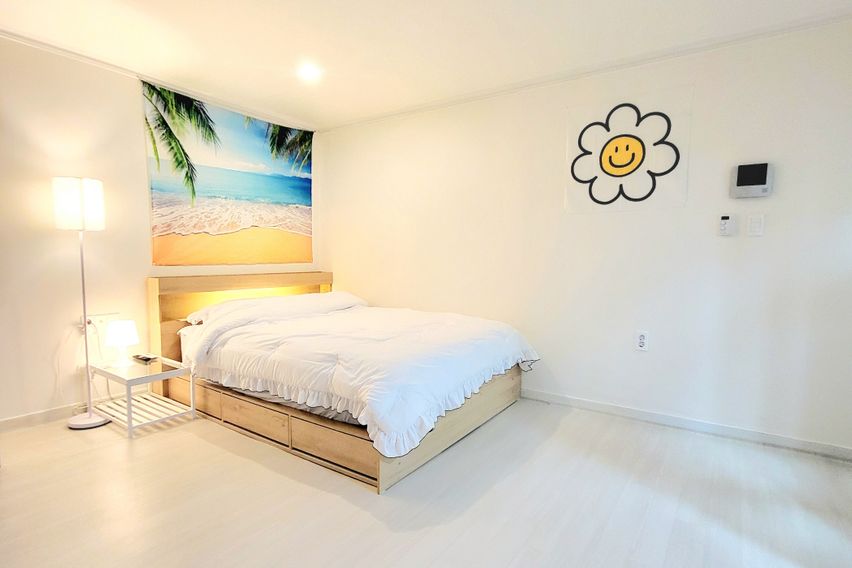 광안역1분퀸침대대형TV