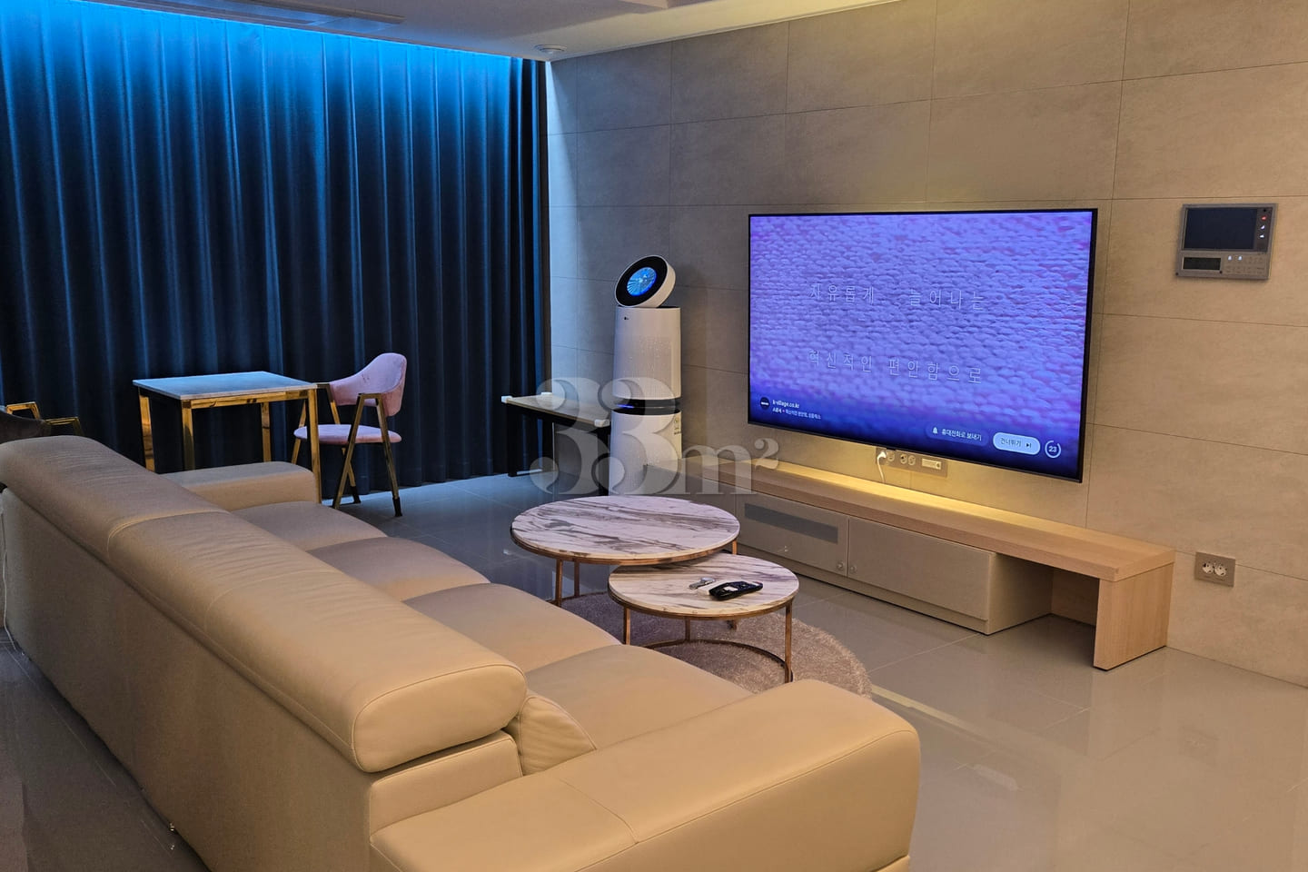 26-pyeong apartment with a high-floor view in 5th image