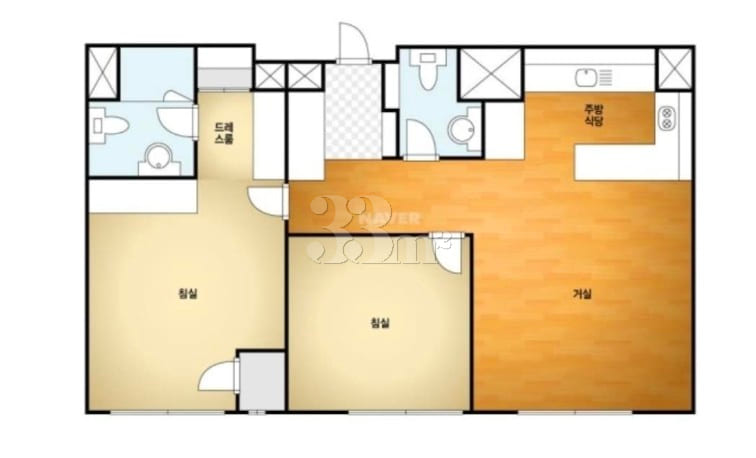 Gangnam/Samseong Two-Room Apartment with Park 18th image