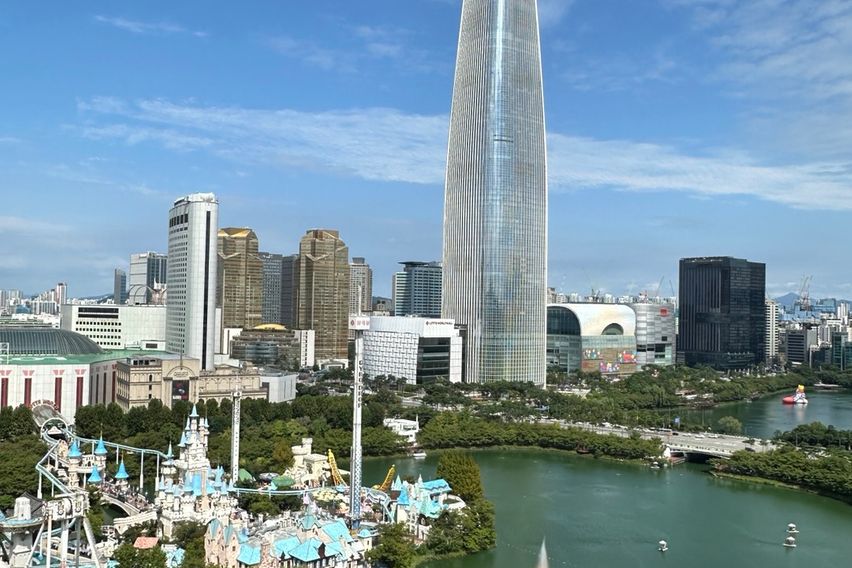 롯데월드 석촌호수 뷰