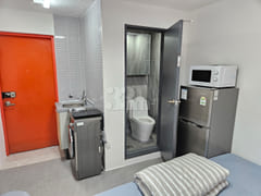 Bright and clean studio room for two 6th image