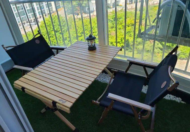 해변 도보#빔프로젝터 