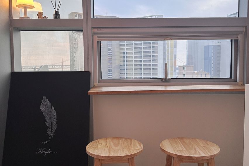 광안리 해수욕장 바로앞