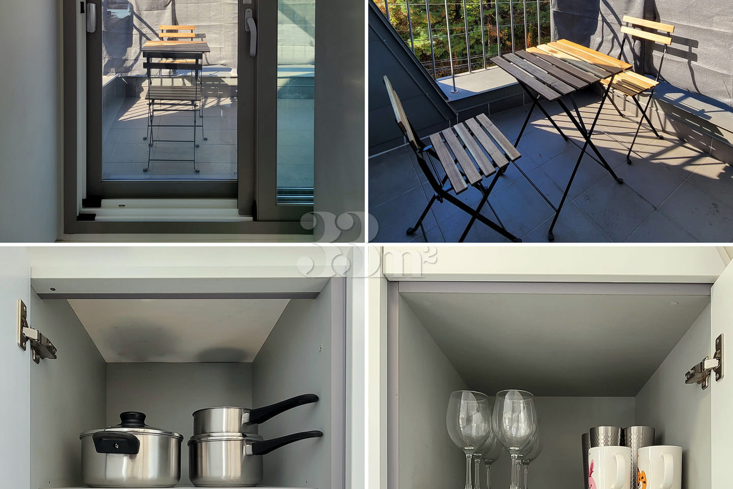 Top-floor unit overlooking the lake park [adj 7th image